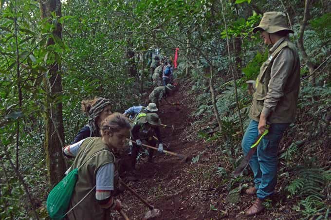 Trazado de sendero sostenible