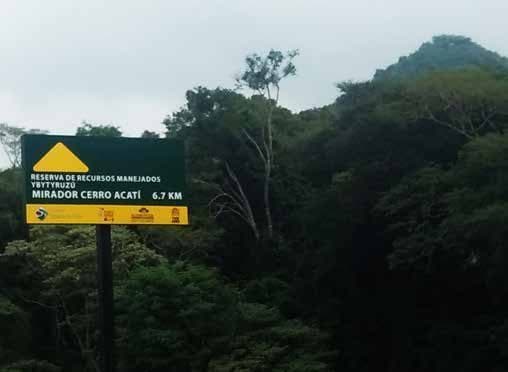 Portal de acceso Sendero Acatí, Cordillera de Ybytyruzu