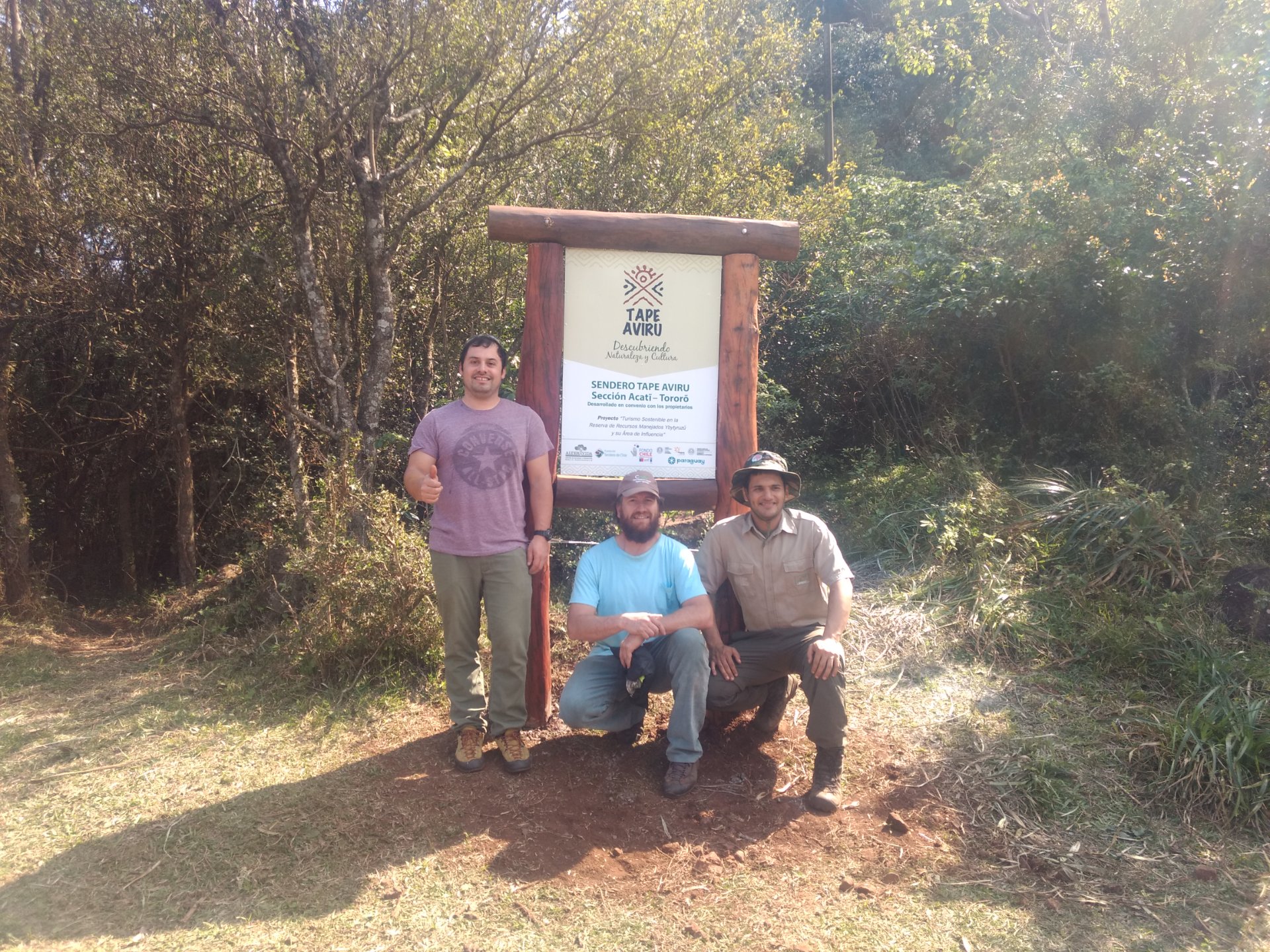 Inicio de sendero Reserva de Recursos Manejados Ybytyruzú